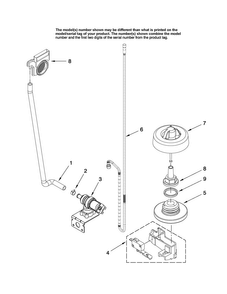 Fill And Overfill Parts Diagram and Parts List for MDB7851AWQ44  Maytag Dishwasher