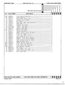 Fresh Food Compartment Page 3 Diagram and Parts List for 24902A  Admiral Refrigerator