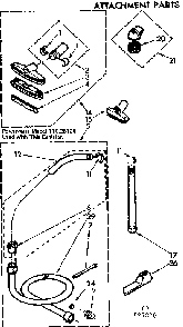 Part Location Diagram of 725545 Maytag Hose