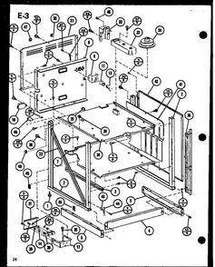 Section 11 Diagram and Parts List for RCR-7 P85515-6S Amana Range