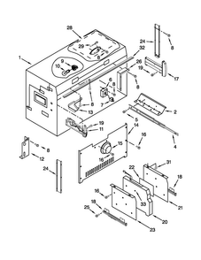 Freezer Liner Parts Diagram and Parts List for JF42SSFXDA01  Jenn-Air Refrigerator