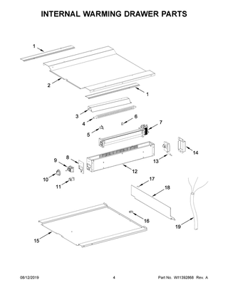Part Location Diagram of W11391665 Whirlpool COVER-BLCK