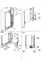 Cabinet Back Diagram and Parts List for SZD26VE-P1315207WE  Amana Refrigerator