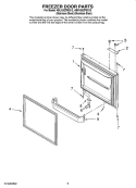 Part Location Diagram of 13024222SQ Whirlpool DOR-FIP Stainless Steel