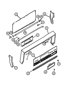 Page 6 Diagram and Parts List for RMS363UL-P1141093NL  Caloric Range