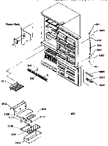 Door Handles And Accessories Diagram and Parts List for 77277-P1311201WL  Amana Refrigerator