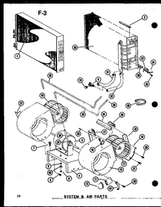 System And Air Parts 4 Diagram and Parts List for EPCG2408-1C P67470-14C Amana Heater