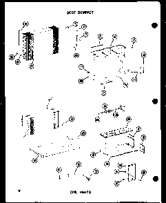 Coil Parts Diagram and Parts List for 113W-3W P54975-64R Amana Air Conditioner