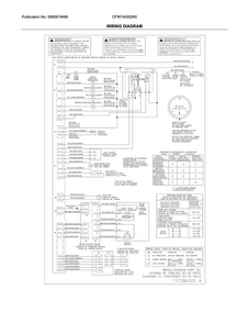 Wiring Diagram Diagram and Parts List for CFW7400QW0  Crosley Washer