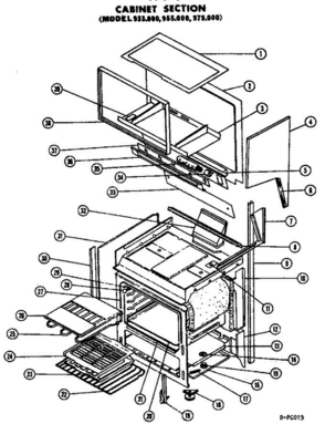 Part Location Diagram of M82D13 Whirlpool NOT AVAILABLE