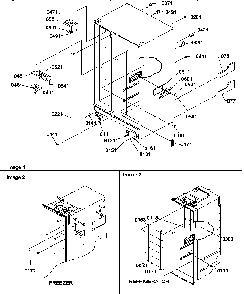 Cabinet Parts Diagram and Parts List for SRD20TPW-P1190811WW  Amana Refrigerator