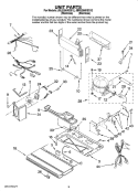 UNIT PARTS Diagram and Parts List for JBR2286KES12  Jenn-Air Refrigerator