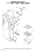 Part Location Diagram of WP2198587 Whirlpool Emitter Cover