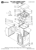 Part Location Diagram of 8578225 Whirlpool Sound Absorber, Cabinet