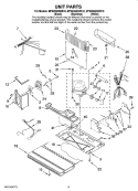 UNIT PARTS Diagram and Parts List for MFD2562KES10  Maytag Refrigerator