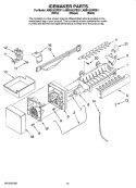 ICEMAKER PARTS, OPTIONAL PARTS (NOT INCLUDED) Diagram and Parts List for ABB1922FEW11  Amana Refrigerator