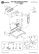 Part Location Diagram of W10134980 Whirlpool Installation, Diagonostic Guid