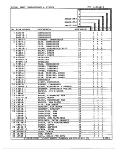 Unit Compartment And System Page 2 Diagram and Parts List for 19175  Admiral Refrigerator