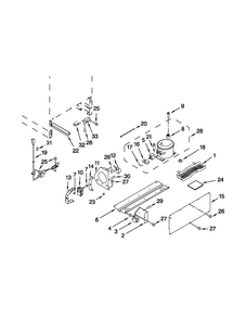 Part Location Diagram of W10622818 Whirlpool BAFFLE