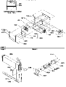Evaporator And Fan Motor Assemblies Diagram and Parts List for TLC16V-P1311801WW  Amana Refrigerator