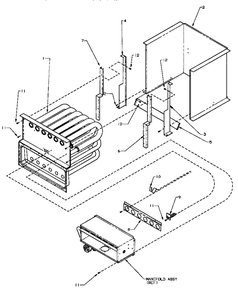 Part Location Diagram of 10734904 Whirlpool Sheild, orifice