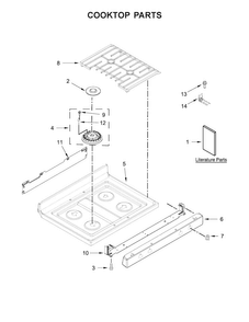 Part Location Diagram of W10797420 Whirlpool HARNS-WIRE