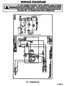Wiring Diagram Diagram and Parts List for PTH08525J P1169149R Amana Air Conditioner