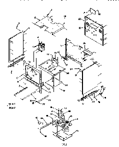 Cabinet Diagram and Parts List for ARG7200W-P1143331NW  Amana Range