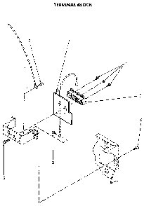 Terminal Block Diagram and Parts List for NE6813L43838  Speed Queen Dryer