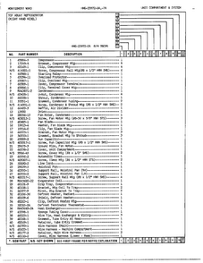 Unit Compartment/system Page 2 Diagram and Parts List for 23972A  Admiral Refrigerator