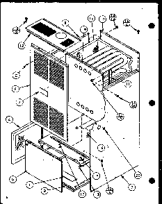 Section 3 Diagram and Parts List for GHI140A35 P6983108F Amana Heater