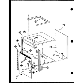 Diagram 12 Diagram and Parts List for BBH4830M-B P67331-6C Amana Air Conditioner