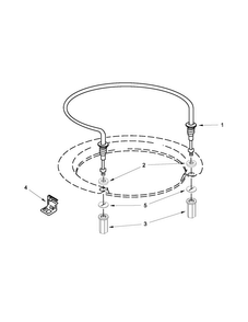 Heater Parts Diagram and Parts List for MDB4409PAS1  Maytag Dishwasher