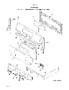 Backguard Diagram and Parts List for 79078042414  Kenmore Range