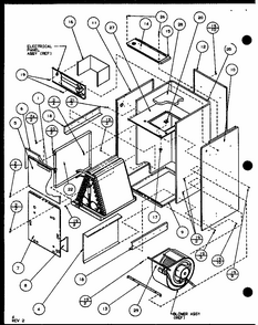 Section 2 Diagram and Parts List for BCAA30T002A P1102006C Amana Air Conditioner