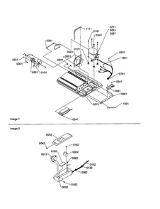 Machine Compartment/muffler/h.v.box Diagram and Parts List for SRI21VL-P1315601WL  Amana Refrigerator