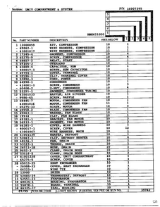 Unit Compartment And System Page 2 Diagram and Parts List for 621050  Admiral Refrigerator