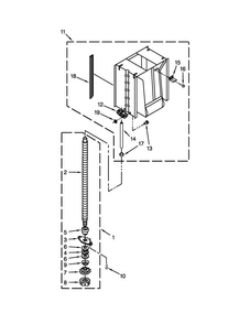 Powerscrew And Ram Parts Diagram and Parts List for TC607X4  Jenn-Air Trash Compactor
