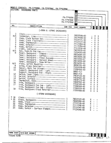 Backguards Page 2 Diagram and Parts List for EOF9-77*579AW  Hardwick Range
