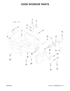 Part Location Diagram of W10872725 Whirlpool DUCT-AIR