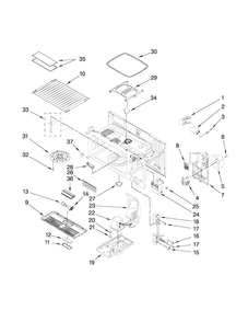 Part Location Diagram of W10250839 Whirlpool TRANSFORMR