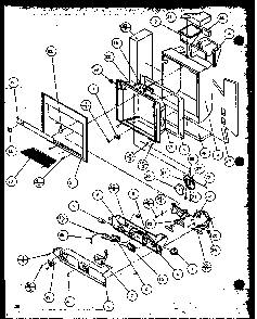 Ice And Water Cavity Diagram and Parts List for SZD27MPL-P1124303WL  Amana Refrigerator
