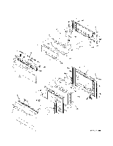 Doors Diagram and Parts List for 79097313410  Kenmore Range