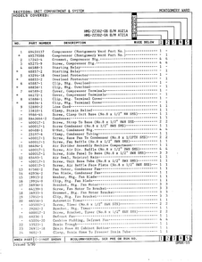 Unit Compartment And System Page 2 Diagram and Parts List for 22302A  Admiral Refrigerator