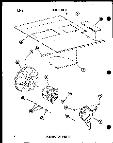 Section 21 Diagram and Parts List for 212-2JM P54655-65R Amana Air Conditioner