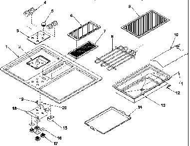 Part Location Diagram of 0316913 Whirlpool CONTROL, FAN SPEED V