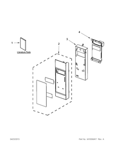 Part Location Diagram of W10487519 Whirlpool TECH SHEET