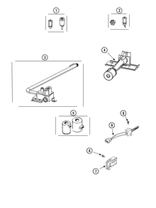 Gas Valve & Igniter Diagram and Parts List for SLG332RAW-PSLG332R  Speed Queen Dryer
