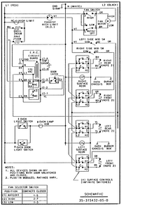 Wiring Information Diagram and Parts List for ACS7270AW0  Amana Range
