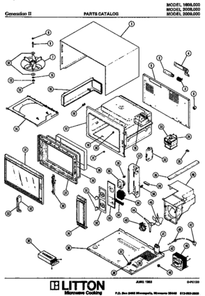 Part Location Diagram of M94D388 Whirlpool U & C MANUAL 2008